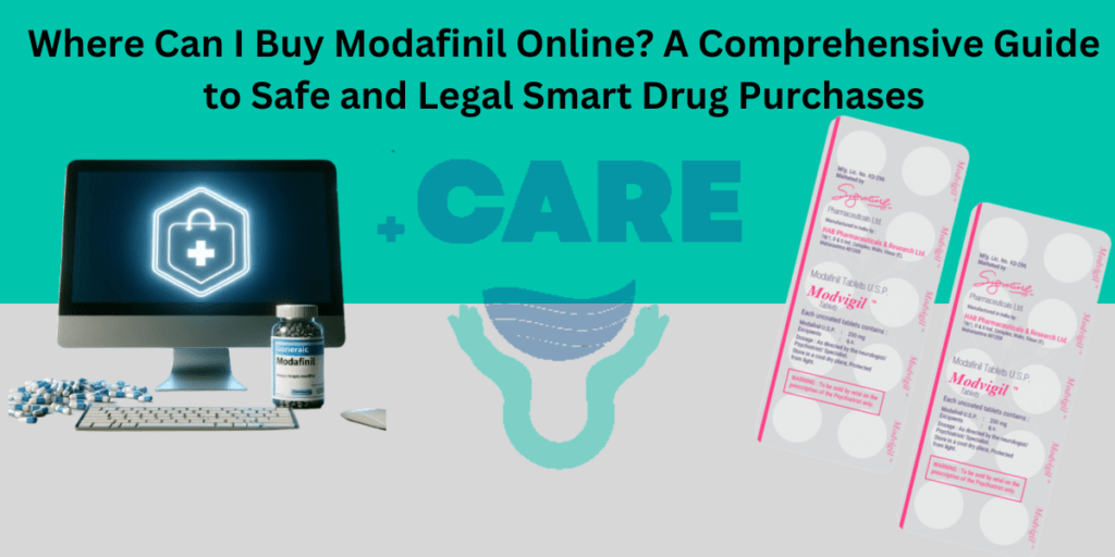 Illustration of online Modafinil purchases and associated risks.