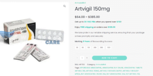 Verified authenticity seal for Artvigil from worldpharmacares.com, ensuring genuine product quality.